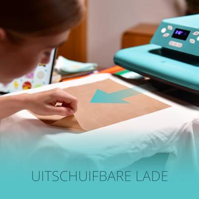 Loklik Auto Heat Press Verwarmingspers Turquoise