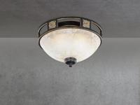 Trio Plafondlamp AntiekSeries 6081 33cm bronsbruin - 608100224 - thumbnail