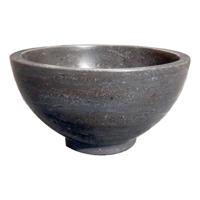 Wiesbaden Raw waskom rond 20x11 cm hardsteen gezoet 39.3510 - thumbnail