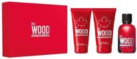Dsquared2 Dsquared2 - Red Wood Giftset Edt 50 ML Shower Gel 50 ML Body Lotion 50 ML - thumbnail