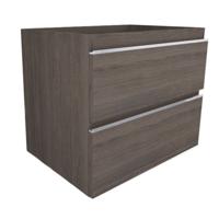 Tigris onderkast met 2 laden 60 x 46 cm houtnerf grijs - thumbnail