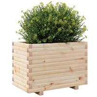 VidaXL Plantenbak 70x40x49,5 cm massief grenenhout - thumbnail