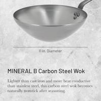 DE BUYER - Mineral B Element en Tole - Wokpan 28cm - thumbnail