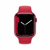 Refurbished Apple Watch Series 7 45mm Rood Gebruikt - thumbnail