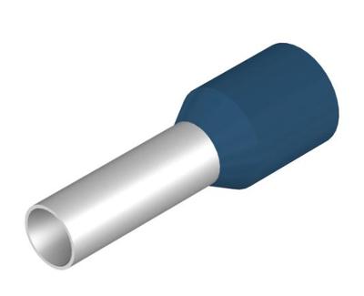 Weidmüller 9204240000 Adereindhulzen 0.75 mm² Deels geïsoleerd Lichtblauw 500 stuk(s)