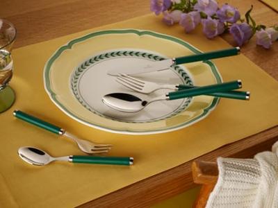 Villeroy & Boch Bestekset Play! - Green Garden - 24 delig / 6 personen