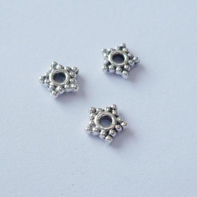 Nellie's Choice • floral spacers 20stuks silver nr. 1