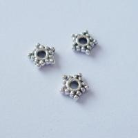 Nellie's Choice • floral spacers 20stuks silver nr. 1 - thumbnail