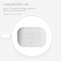 Creative Zen Air SXFI In Ear oordopjes Bluetooth Wit Bestand tegen zweet, Waterbestendig, Indicator voor batterijstatus, Incl. oplaad- en dockingstation - thumbnail