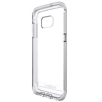 Tech21 Impact Shield Self Heal displaybeschermfolie zelfherstellend resistent slagvast stootvast voor Samsung LG G5 - transparant, Evo Frame., Samsung Galaxy S7 Edge, transparant/wit.