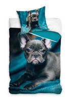 Dreamee Dekbedovertrek Pitbull puppy - 140 x 200 cm - Katoen - thumbnail