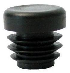 Steco Inslagdoppen voordrager voor transportfiets ø16mm - zwart