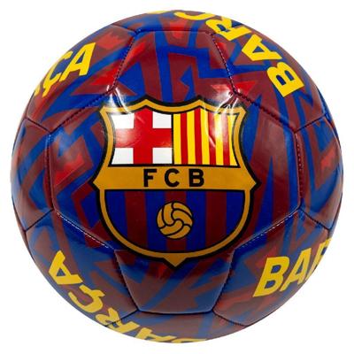 Voetbal FC Barcelona Tech Square Maat 5 Blauw/Rood