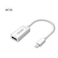 Mini DisplayPort Male to HDMI 2.0 Female Adapter Cable, 4K UHD Support, Black - thumbnail
