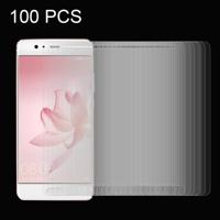 100 stuks voor Huawei P10 Plus 0 26 mm 9H oppervlaktehardheid explosieveilige gehard glas scherm Film - thumbnail