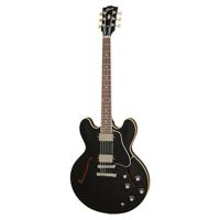 Gibson Original Collection ES-335 Vintage Ebony semi-akoestische gitaar met koffer - thumbnail