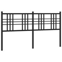 Hoofdbord 160 cm metaal zwart - thumbnail