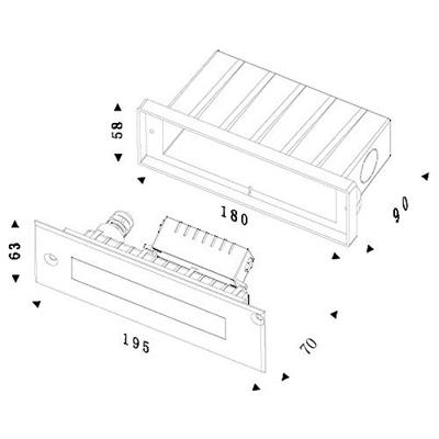 Deko Light Line I WW 730292 Vloerinbouwlamp LED vast ingebouwd LED G (A - G) 5.50 W Zilver