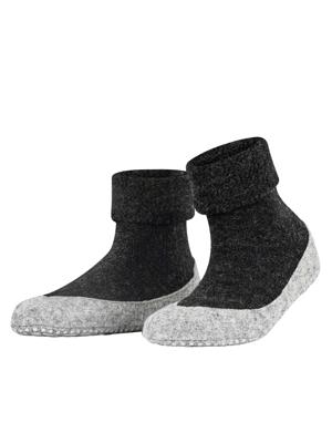 Falke Cosyshoe Dames Slof Anthracite Mel. 39-40