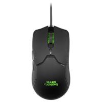 Toetsenbord met Gaming Muis Mars Gaming MCPXBES Zwart Qwerty Spaans - thumbnail