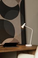 Lucide STIRLING - Oplaadbare Bureaulamp - Accu/Batterij - LED 3 StepDim - 1x3W 2700K - Wit - thumbnail