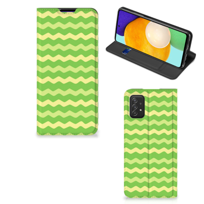 Samsung Galaxy A03s | Hoesje met Magneet | Waves Green