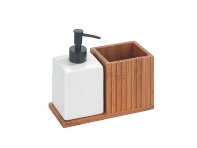 Wenko Afwasmiddel- en zeepdispenser met houder Mera