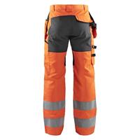 Blåkläder Werkbroek met stretch High-Vis 15521811 | High-Vis Oranje/Medium Grijs | Maat 64 - 7330509773673 - thumbnail