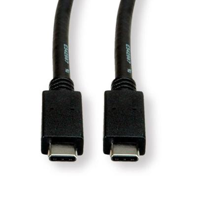 ROLINE GREEN USB3.2 Gen2 kabel PD 20V5A, w.Emark, C-C, 0,5m