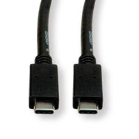 ROLINE GREEN USB3.2 Gen2 kabel PD 20V5A, w.Emark, C-C, 0,5m - thumbnail