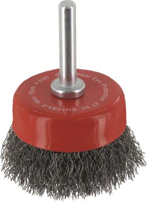 Rotec Komborstel sch. 6mm Ø50x0,20 mm gegolfd staaldraad - 7980360 Rotec Komborstel sch. 6mm Ø50x0,20 mm gegolfd staaldraad - 7980360