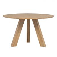 WOOOD Ronde Eettafel 'Rhonda' Eikenhout, 130cm - thumbnail
