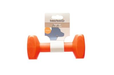 Nylon drijvende halter hondenspeeltje assorti 19 cm