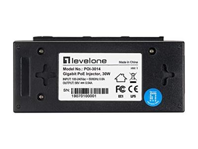 LevelOne POI-3014 Gigabit PoE Injector 30W