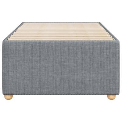 Bedframe zonder matras 120x190 cm stof lichtgrijs