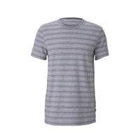 Tom Tailor gestreept T-shirt donkerblauw/wit - thumbnail
