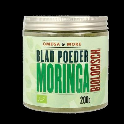 Omega & More Moringa poeder bio 200 Gram Omega & More Moringa poeder bio 200 Gram