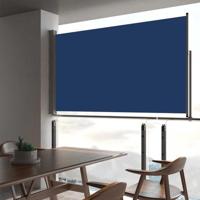 Tuinscherm uittrekbaar 140x300 cm blauw - thumbnail