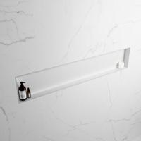 MONDIAZ EASY Nis 149,5x29,5cm in solid surface kleur Clay | Talc. 1 vak geschikt voor in- of opbouw - thumbnail