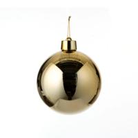 House of Seasons Kerstbal Kunststof Goud D20cm - thumbnail