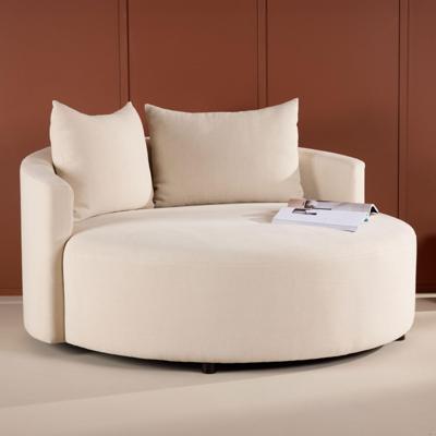 Nohr Bank Loveseat 'Keeli' Linnenlook, kleur Beige