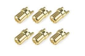 Team Corally Bullit Connector 6.5mm Male - 6 stuks