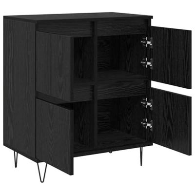 Dressoir Zwart Eiken 60 x 35 x 70 cm