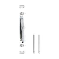 Intersteel set pomp-espagnolet incl. stangenset 2x125cm - chroom - thumbnail