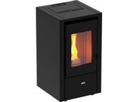 VAASA Pelletkachel VAASA 63 - 6,3 kW - voor ruimten tot 135m3 - zwart - thumbnail