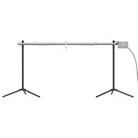 Automatische barbecue met motor 150x46,5x82,5 cm roestvrijstaal - thumbnail