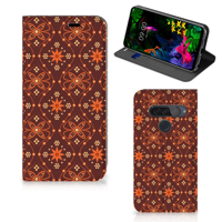 LG G8s Thinq | Hoesje met Magneet | Batik Brown - thumbnail