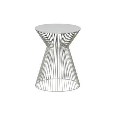 WOOOD Suus Bijzettafel - Metaal - Antique Beige - 46x35x35 WOOOD Suus Bijzettafel - Metaal - Antique Beige - 46x35x35