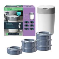 Tommee Tippee Tommee Tippee Sangenic Startpakket Twist & Click Wit + 6 Navul (1set) - thumbnail