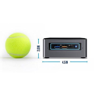 Intel Boxnuc7I7Bnh Nuc Pc/Workstation Barebone, I7-7567U, 3.5 Ghz, Zwart